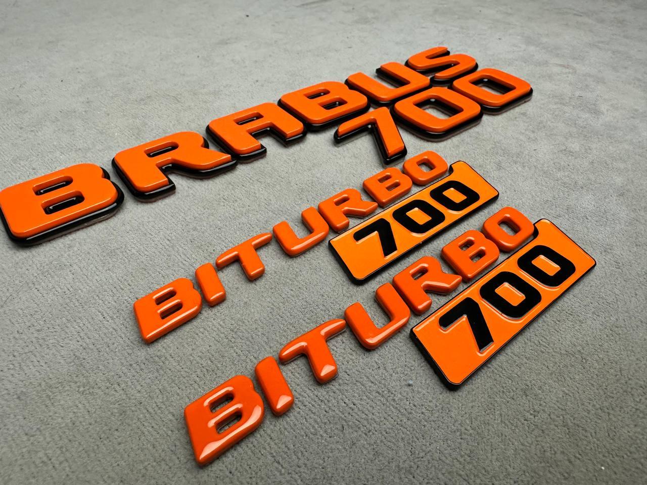 Brabus biturbo 700 Emblem Logo Review TC-19059