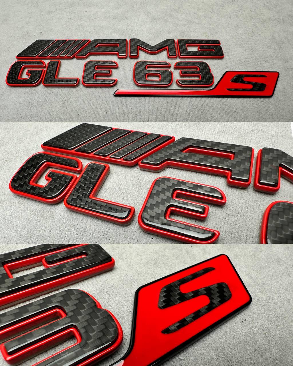 AMG GLE 63 S Emblem Metal Red Review TC-19112