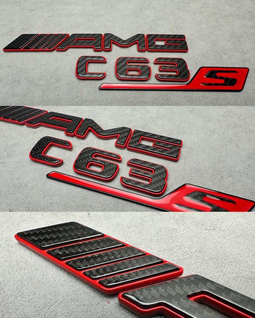 Tail Emblem Badge AMG C63 S Review TC-19120