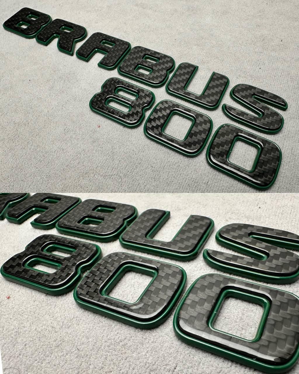 Tail Badges Brabus 800 Green Review TC-19144