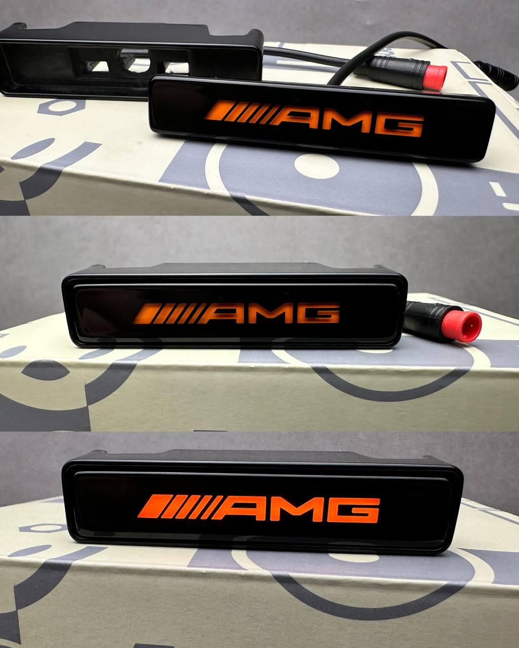 LED Orange AMG Logo Badge Grill Review TC-19166