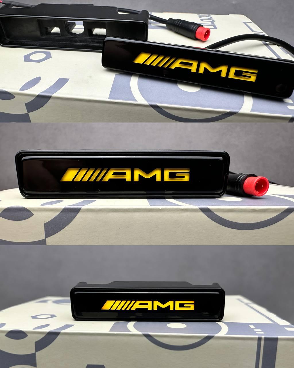 LED Yellow AMG Logo Badge Grill Review TC-19178
