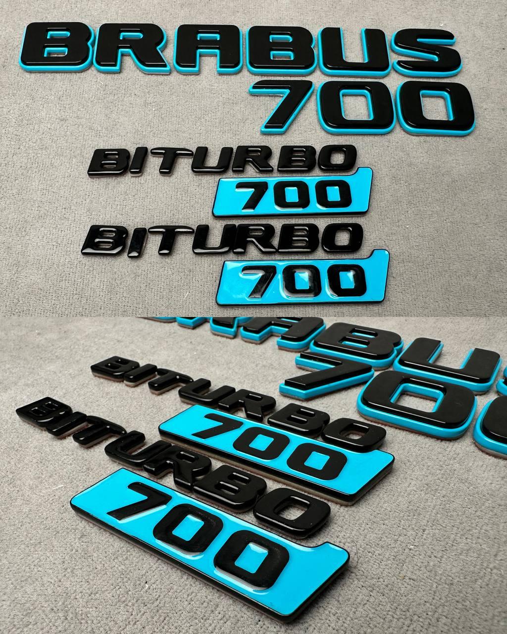 Brabus biturbo 700 Emblem Logo Review TC-19308