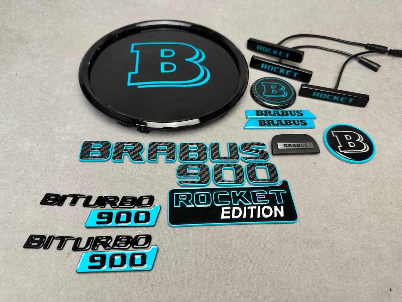 Brabus 900 Blue Badges Full Set Review TC-19348
