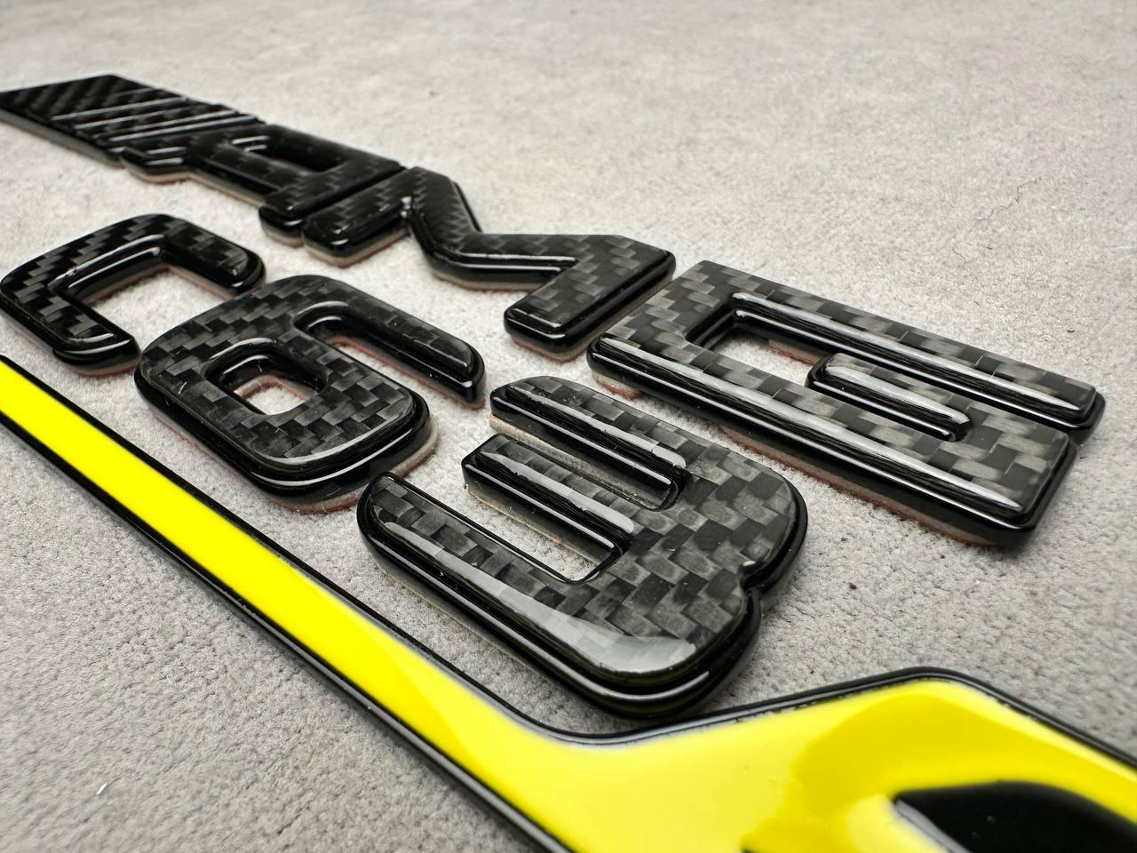 AMG C 63 S Rear Emblem Metal Review TC-19441
