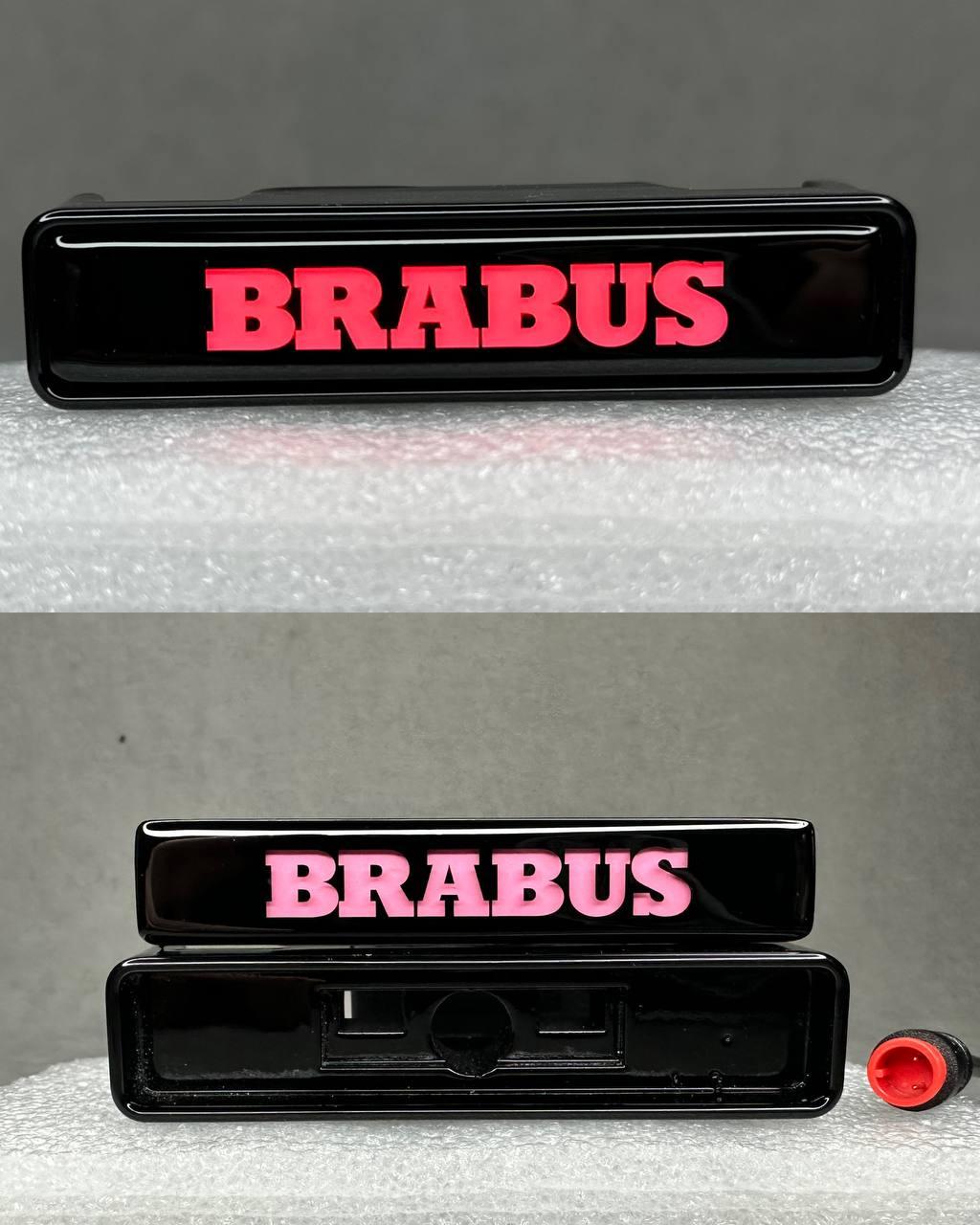 LED Pink Brabus Logo Badge Grill Review TC-19529