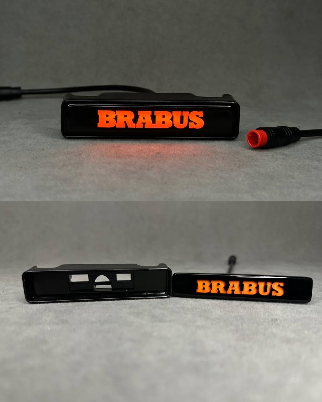 LED Orange Brabus Logo Badge Review TC-19552