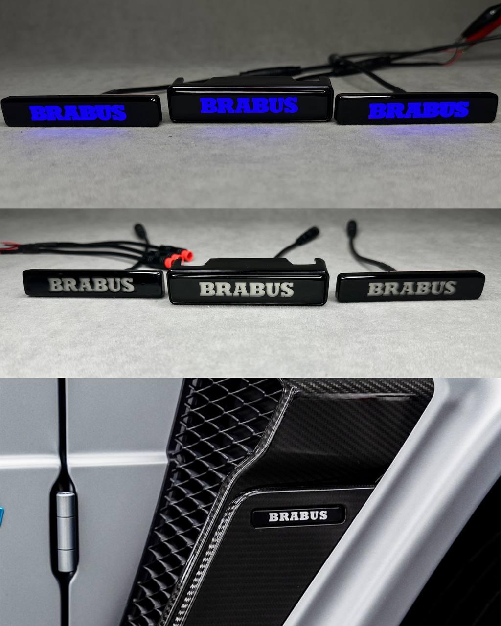 Led emblems Brabus set Grille Review TC-19759