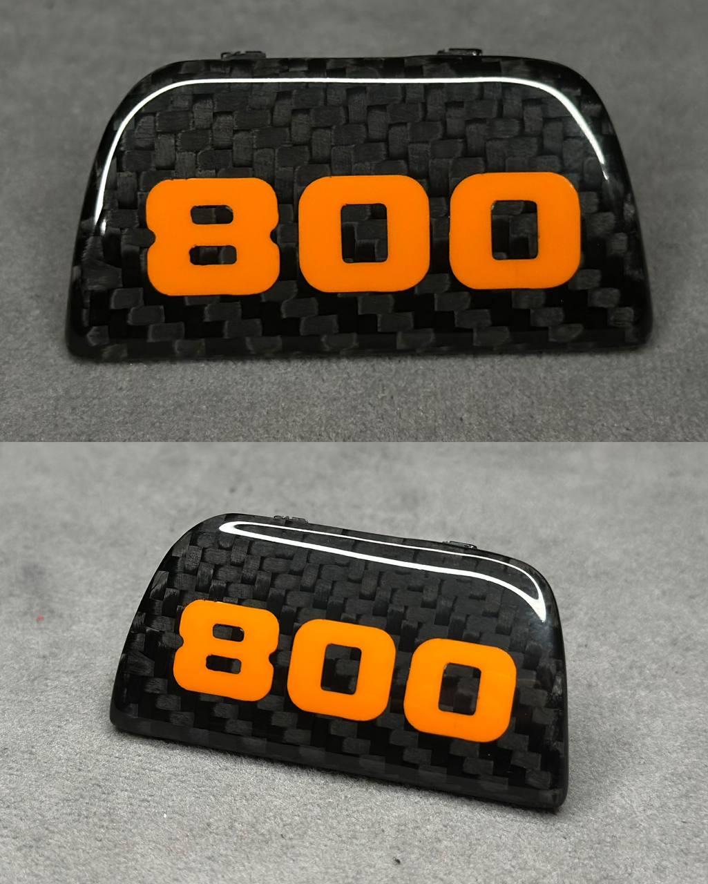 Brabus Emblem Badge 800 orange Review TC-19910