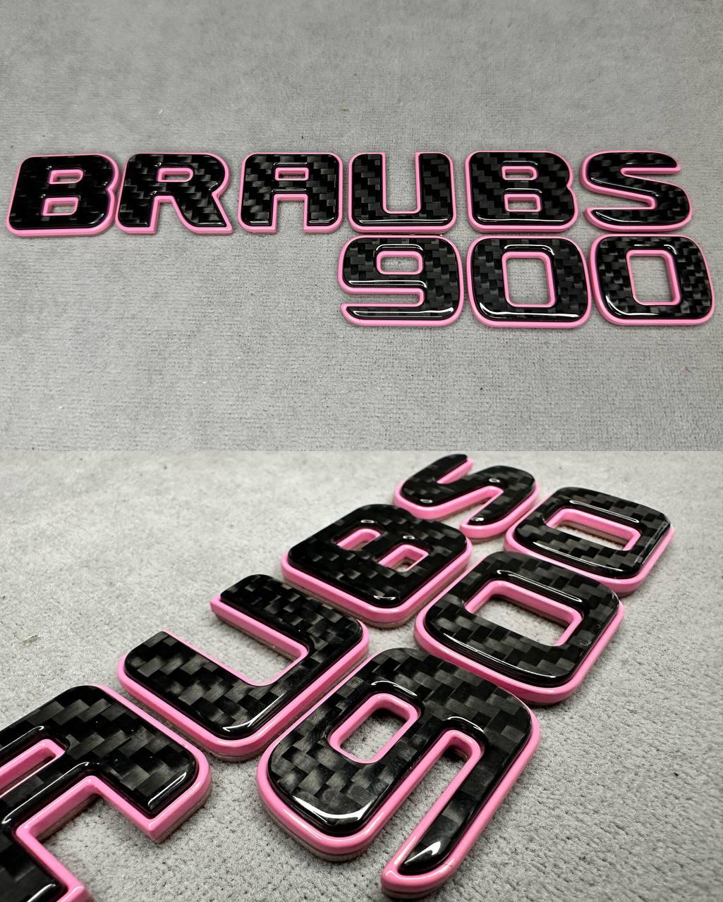 Tail Badges Brabus 900 Pink Review TC-19990