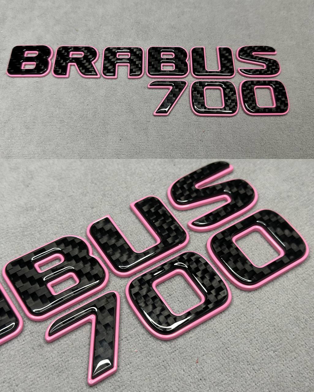 Tail Badges Brabus 700 Pink Review TC-20000