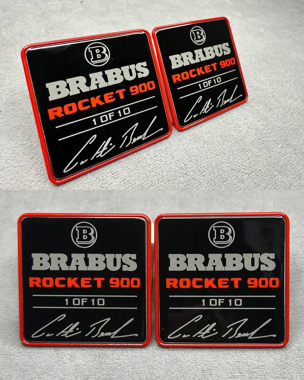 Red Seats Badge Set Brabus 900 Review TC-20033