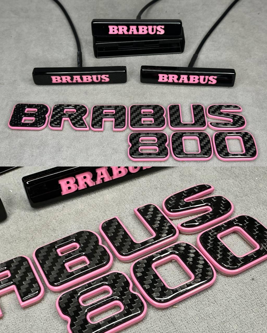 Brabus 800 Pink Badges Set LED Review TC-20125