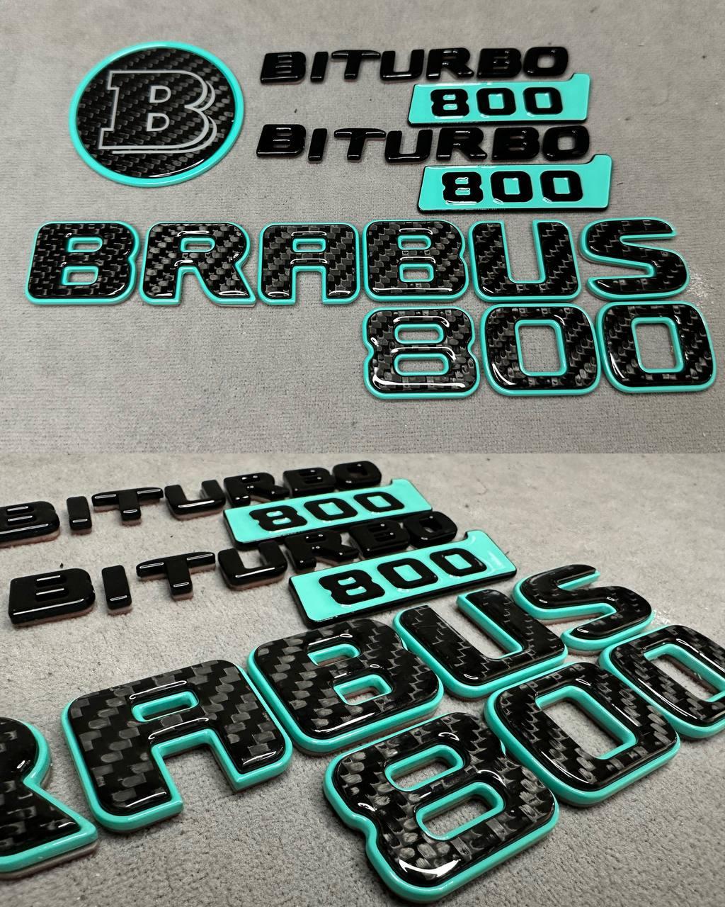 Brabus biturbo 800 Emblem Logo Review TC-20144
