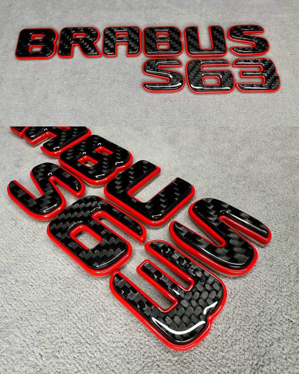 Brabus S63 Tail emblem for Red Review TC-20164