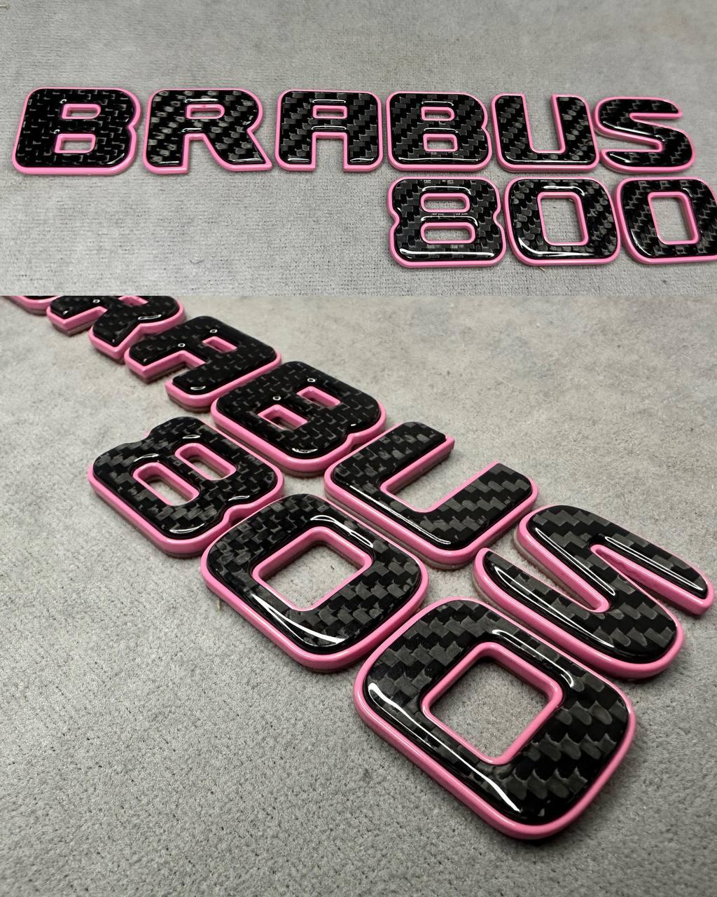 Tail Badges Brabus 800 Pink Review TC-20174