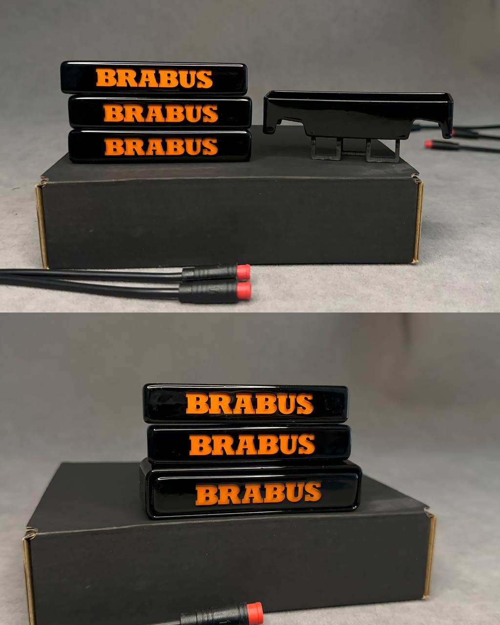 Led emblems Orange Brabus set Review TC-20208