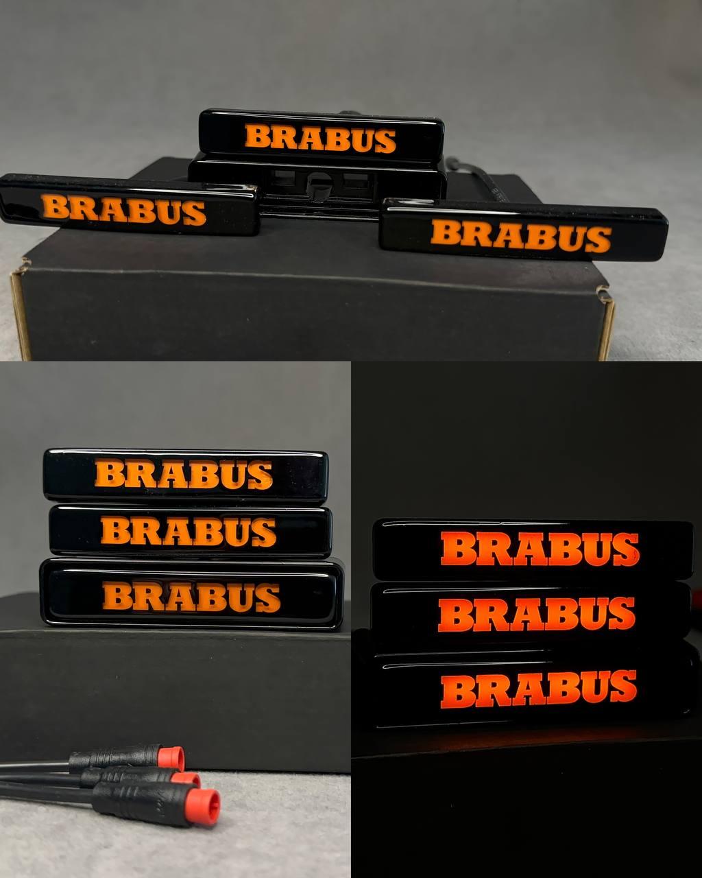 Led emblems Orange Brabus set Review TC-20212