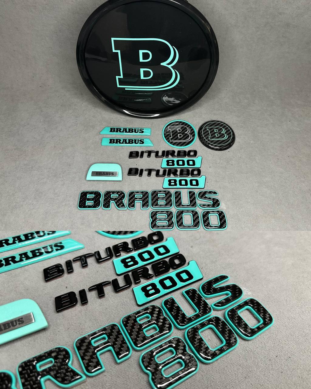 Brabus 800 Tiffany Blue Badges Review TC-20248