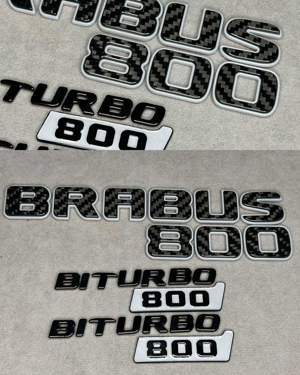 Badges Brabus 800 Set Gray Review TC-20401