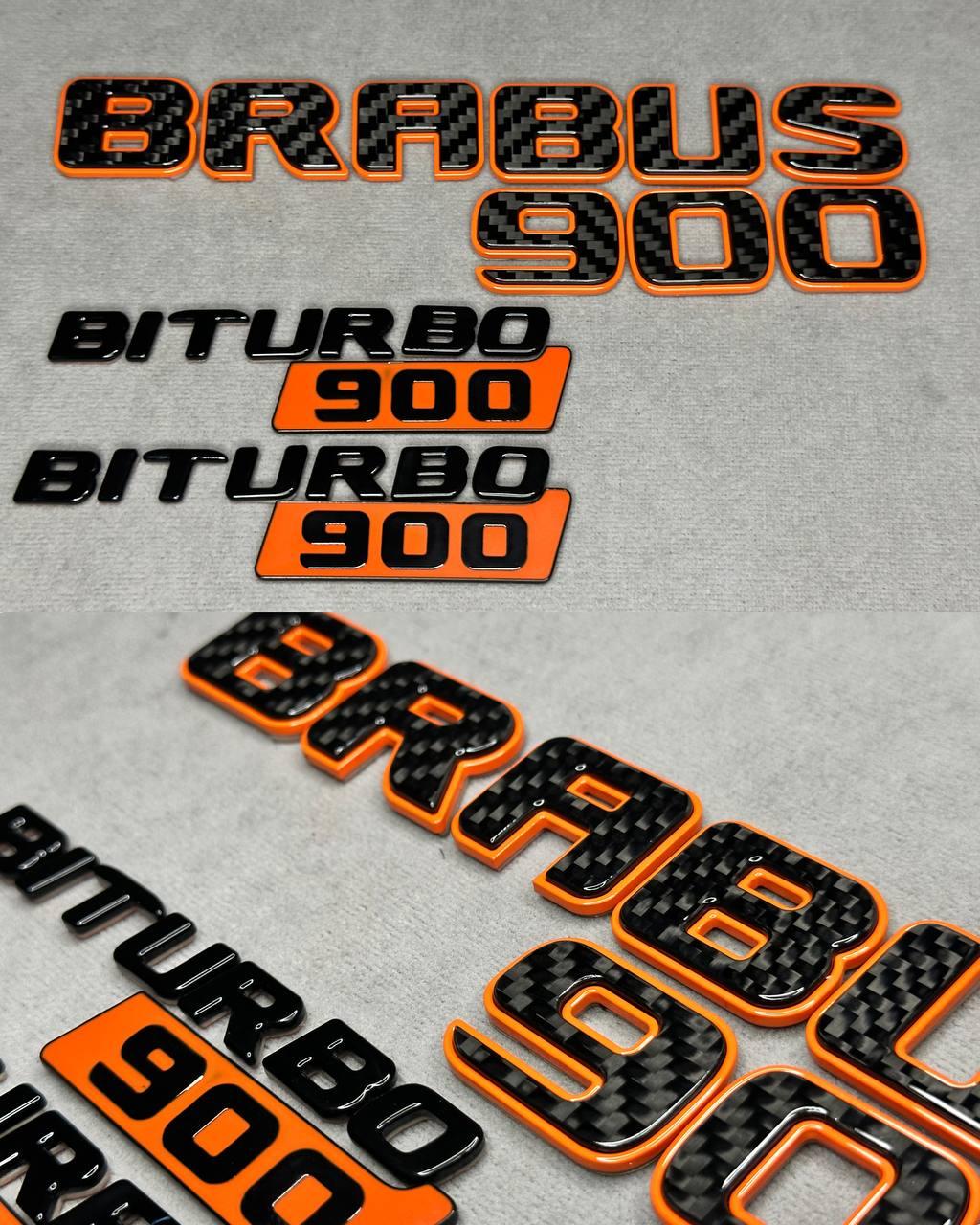 Badges Brabus 900 Set Orange Review TC-20410