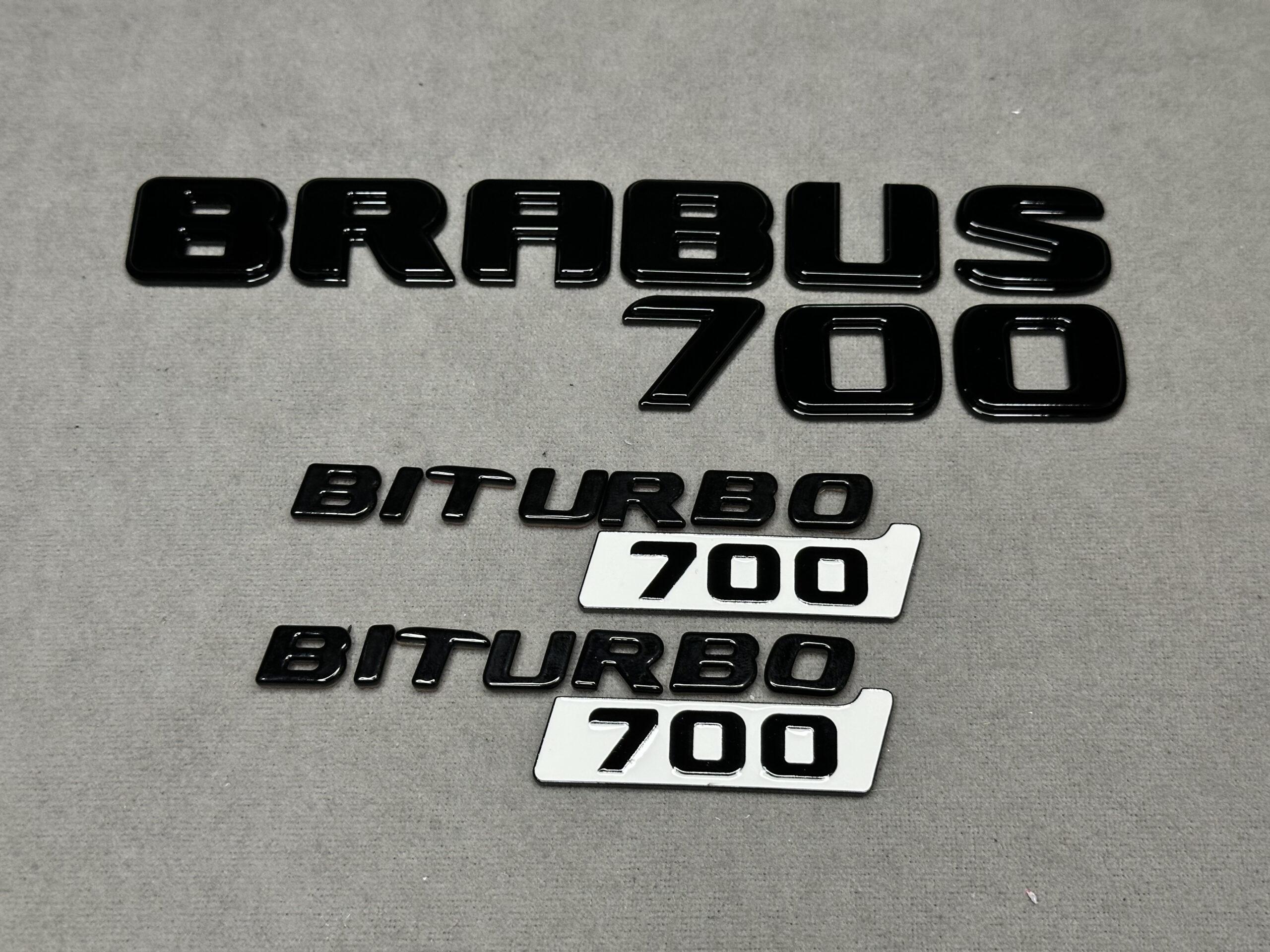 Brabus biturbo 700 Emblem Logo Review TC-20513