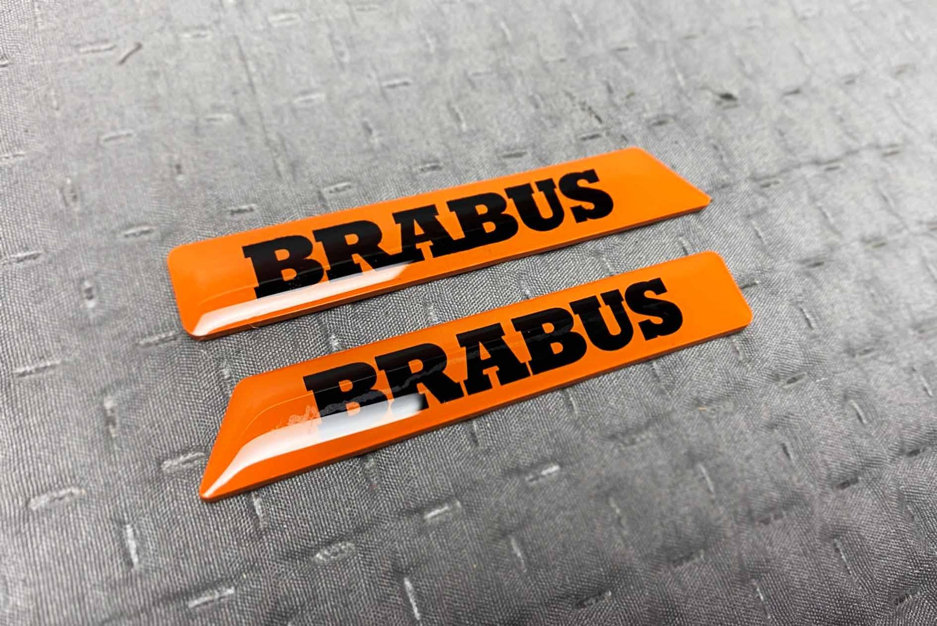 Orange Side body molding Brabus Review TC-4442