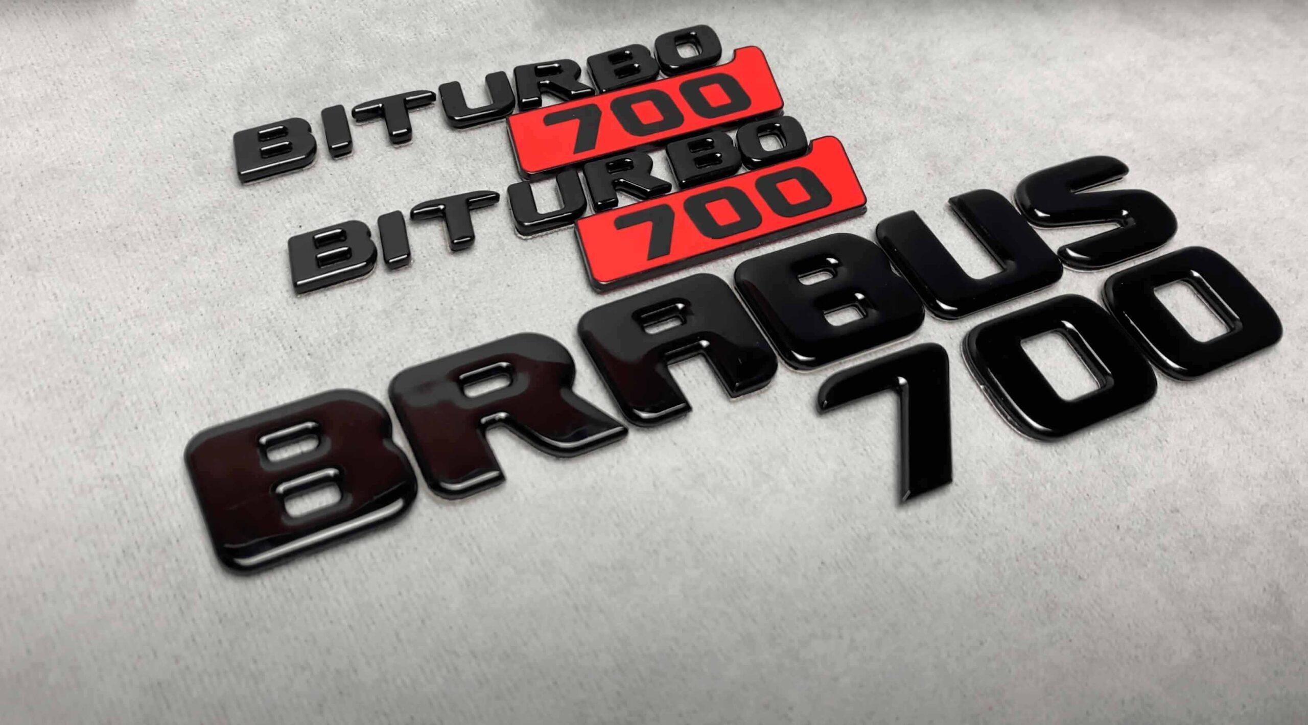 Brabus 700 metal badge kit Review TC-4443