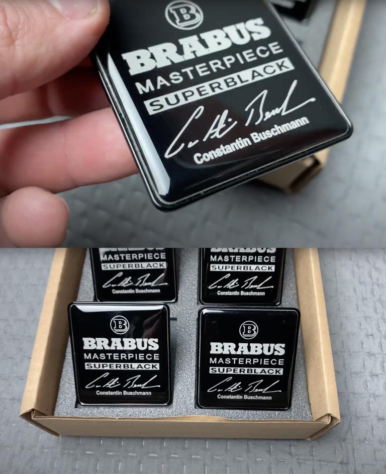 Seat emblemer set Brabus Review TC-4469