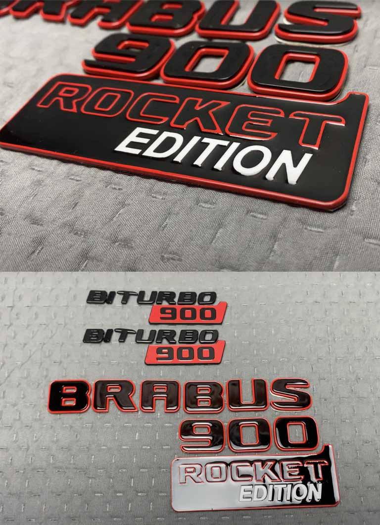Brabus badges set Rocket Edition Review TC-4472