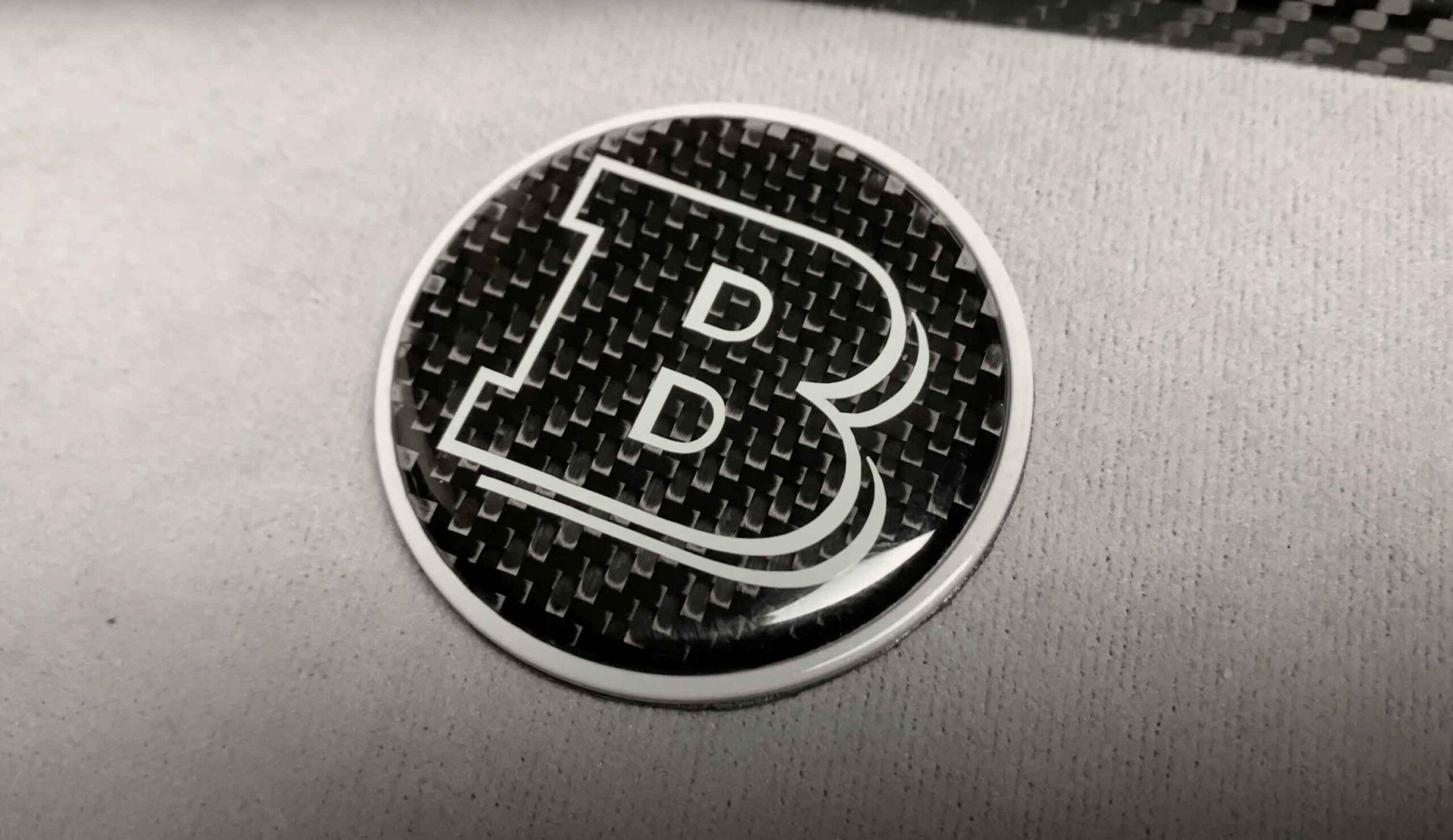 Brabus carbon fiber emblem Review TC-4486