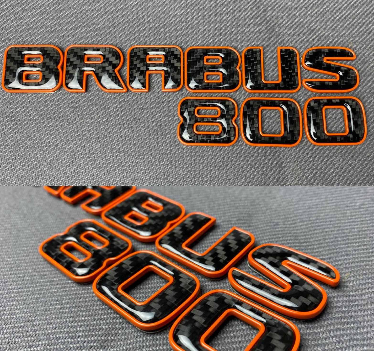 Tail Brabus 800 carbon badges Review TC-4527
