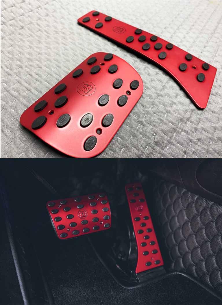 Aluminum red pedals cover Review TC-4599