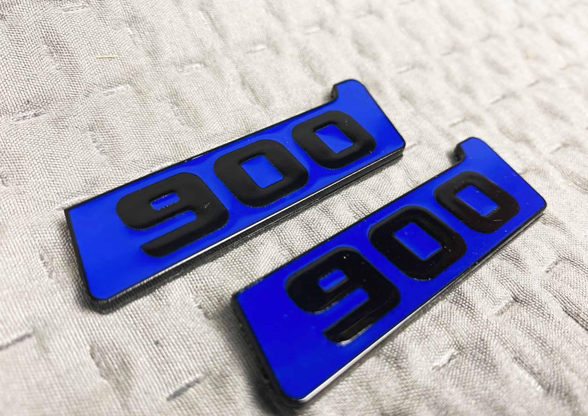 Brabus 900 logo on fender blue Review TC-4608