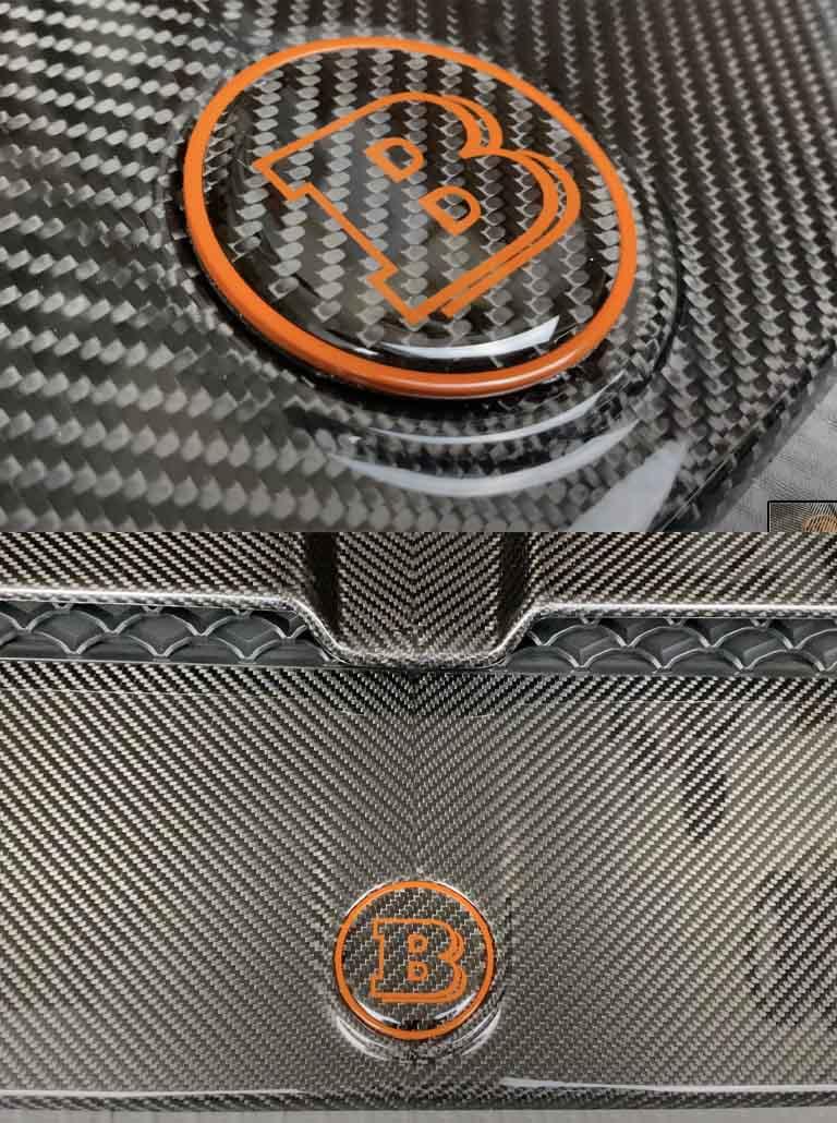 Carbon fiber Brabus logo Review TC-4612