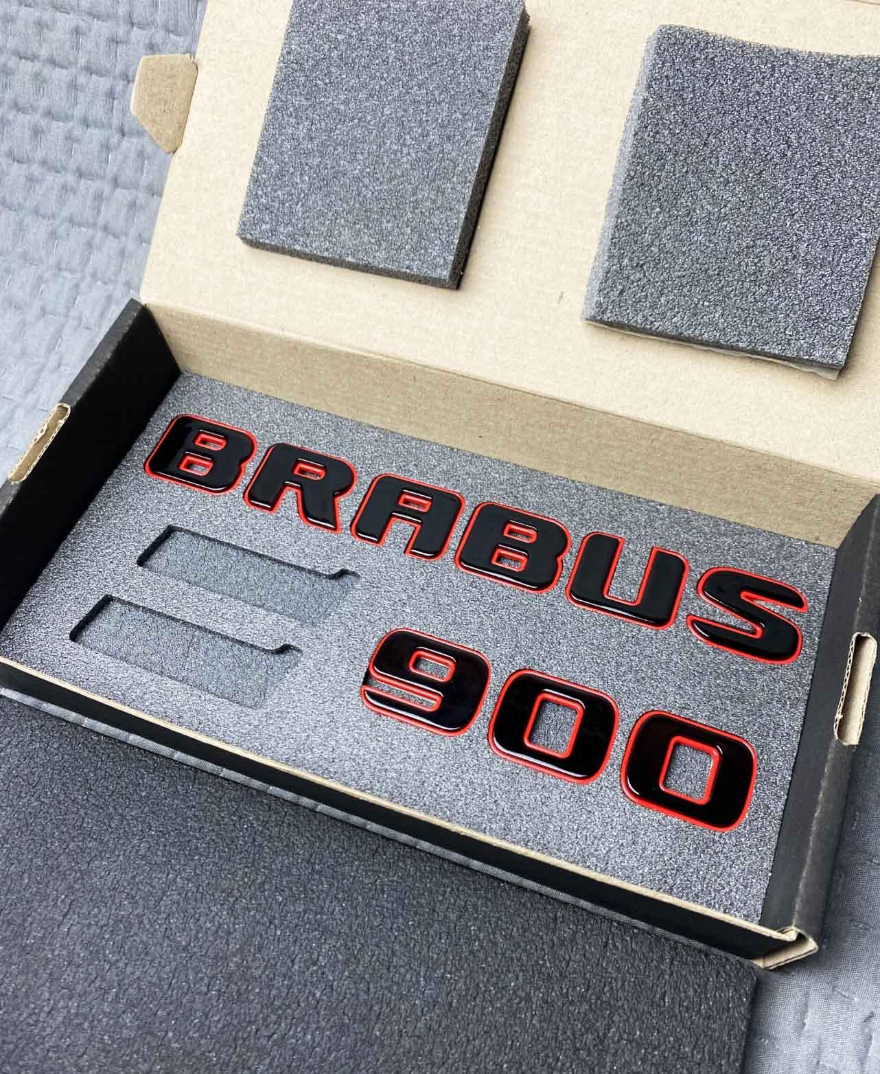 Brabus 900 metallic tail badge Review TC-4626