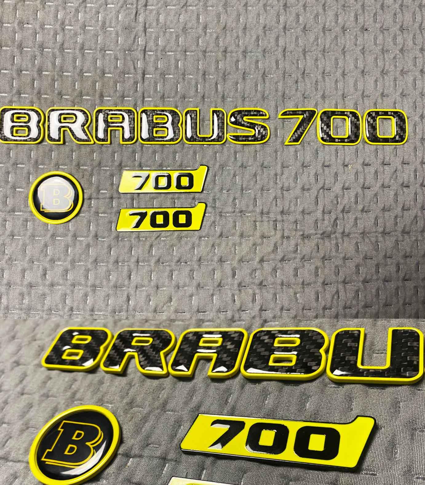 Carbon Brabus 700 emblem set Review TC-4926