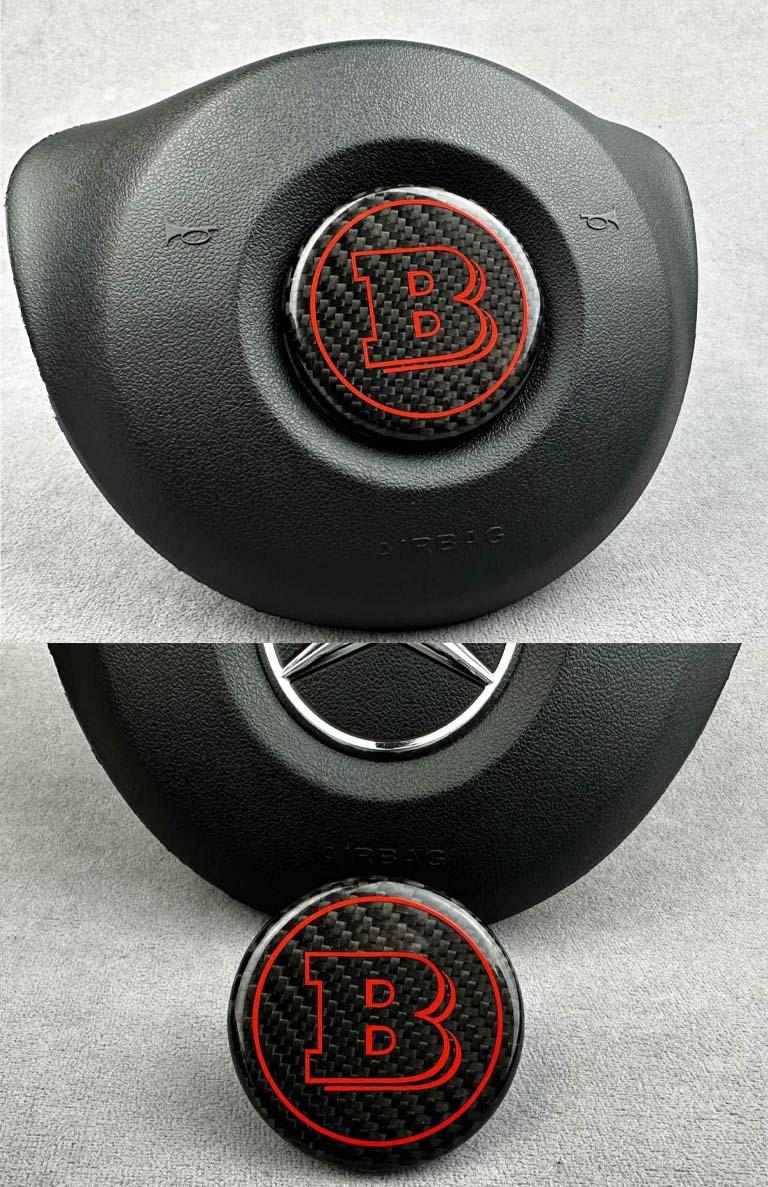 Carbon fiber Airbag emblem Brabus Review TC-4970