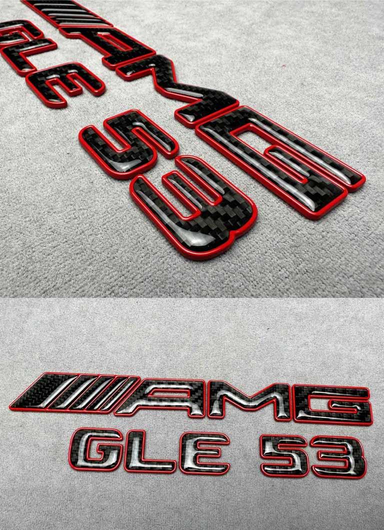 AMG GLE 53 carbon fiber emblem Review TC-4987