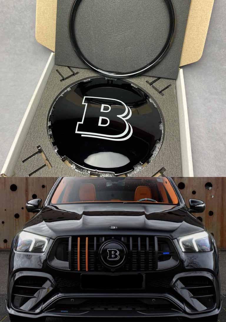 White Brabus logo Review TC-4990