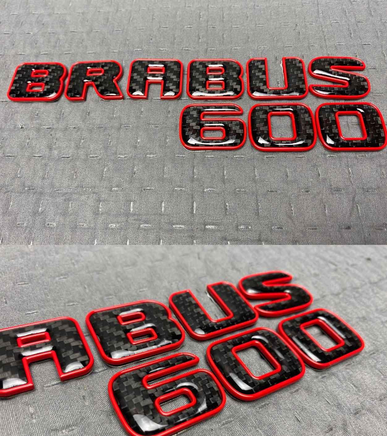 Carbon Brabus 600 rear emblem Review TC-4997