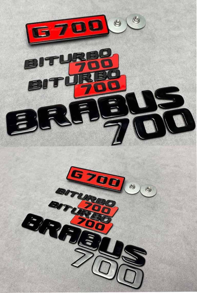 Brabus Biturbo G700 emblems kit Review TC-5003