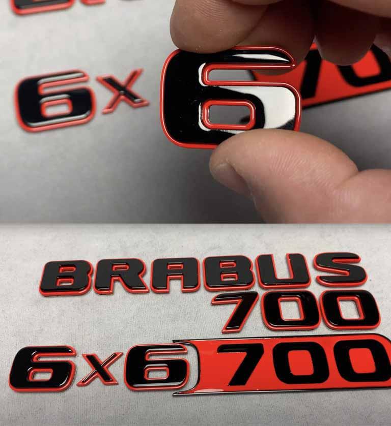 Brabus 700 6×6 badge set Review TC-5004