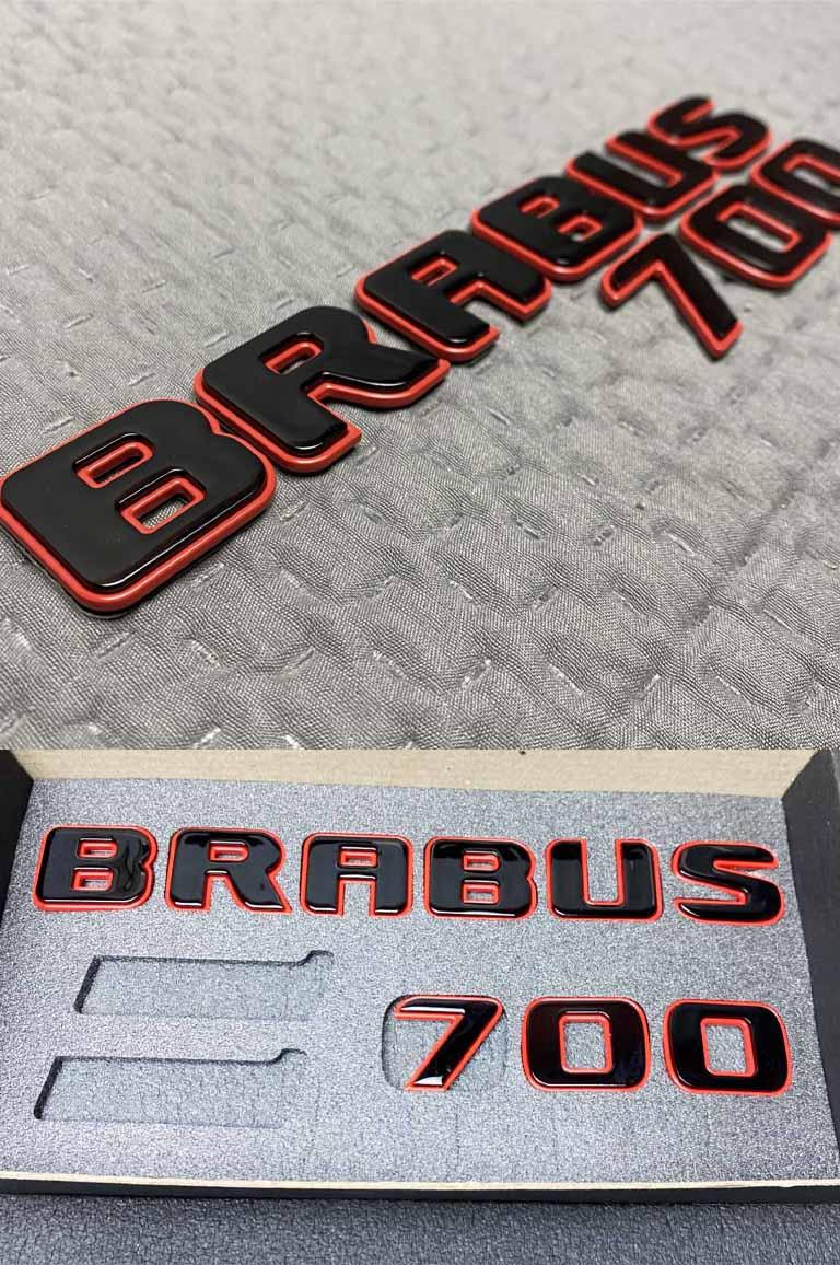 Black Brabus 700 rear metal badge Review TC-5071