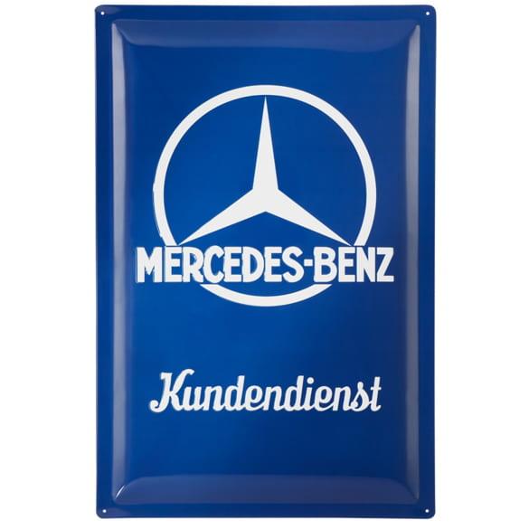 Mercedes-Benz Tin sign Sheet metal sign Vintage Customer service 40x60cm B66057493 Review