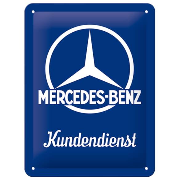 Mercedes-Benz Tin sign Sheet metal sign Vintage Customer service 15x20cm B66057495 Review
