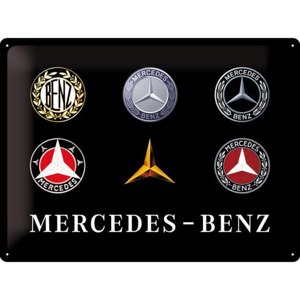 Mercedes-Benz Tin sign Sheet metal sign Vintage Evolution 40x30cm B66057490 Review