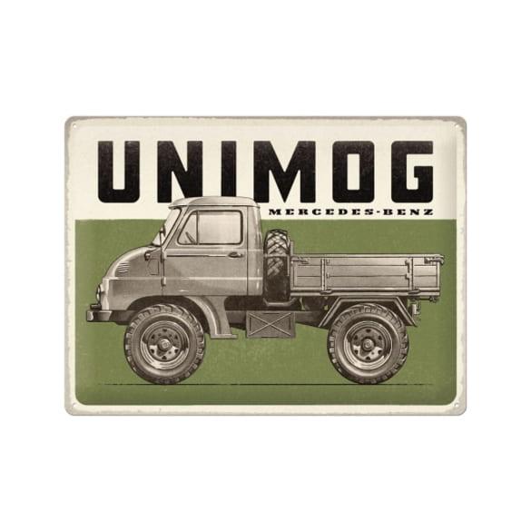 Mercedes-Benz Tin sign Sheet metal sign Vintage Unimog 30x40cm B66058268 Review