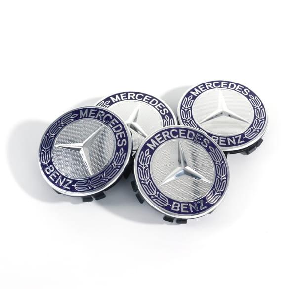 Mercedes-Benz wheel hub cap set laurel design in blue A17140001255337 Review