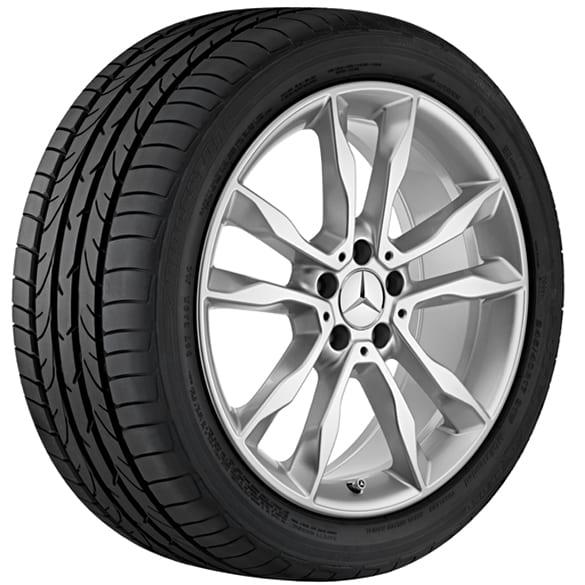 Mercedes-Benz 19 inch alloy rims set GLA X156 vanadiumsilver A15640104007X45-Satz Review